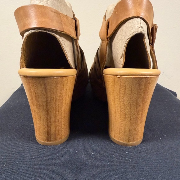 Dopamine Kork-Ease Tan Leather Mules - Picture 3 of 6